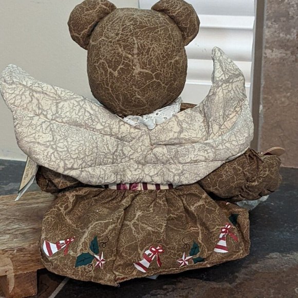 Musical Plush Christmas Bear Shelf Sitter - Picture 3 of 4
